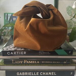 MERIT COSMETICS signature corduroy tie top makeup pouch!